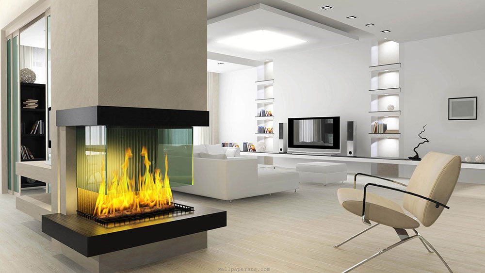 30 Amazing Modern Fireplace Design Ideas